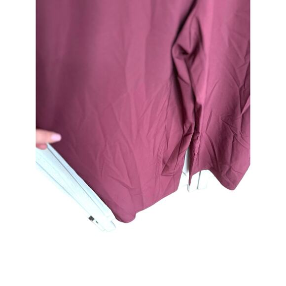 Banana Republic Jumpsuit Sleeveless Wide Leg Maroon Burgundy Women's Size XL - Picture 9 of 9